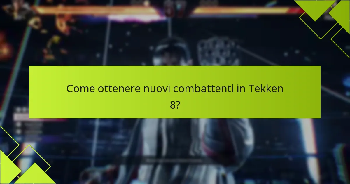 Qual è il programma per i rilasci dei combattenti di Tekken 8?