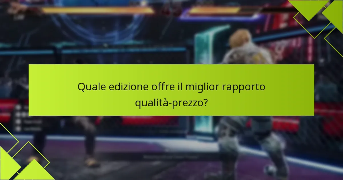 Come si confrontano le caratteristiche di ciascuna edizione?