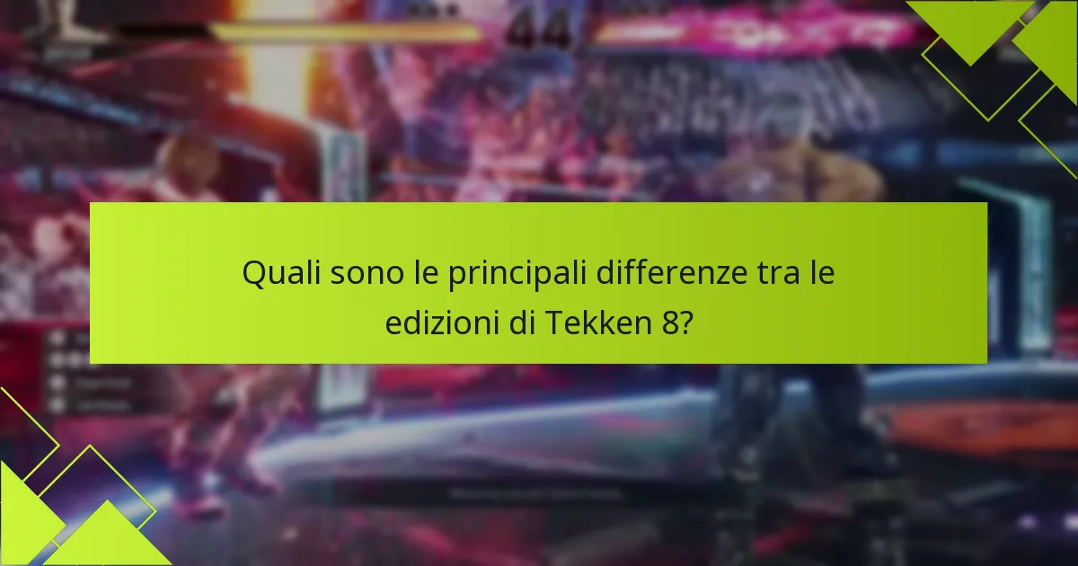 Quali sono le recensioni degli utenti per ciascuna edizione di Tekken 8?